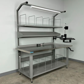 Stackbin® Packing Workbench #3 Stainless Skin Top 72