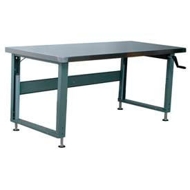 Stackbin Workbench 4000 Series Hardboard Over Stainless Steel Top 72