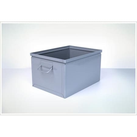 Hang & Stack Storage Bin, Gray, 4 in; 5 in W, 6-1/2 in; 9-1/4 in L MPN:1-4SX