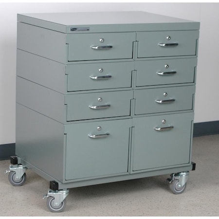 Two Mobile Drawer Units, Wide MPN:4-2ES3224-3RD
