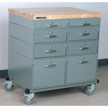 Two Mobile Drawer Units, Wide MPN:4-2M3224-L2RD