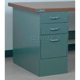 Stackbin Steel Pedestal W/ 3 Drawers 15-1/2
