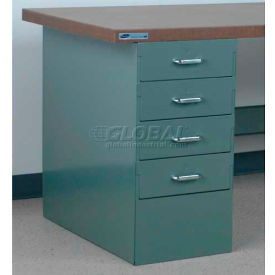 Stackbin 4 Drawer Pedestal 15-1/2