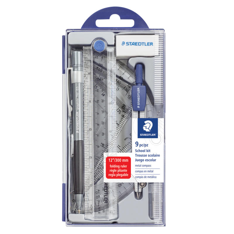 Staedtler 9-Piece Math School Kit MPN:550 60S9-2