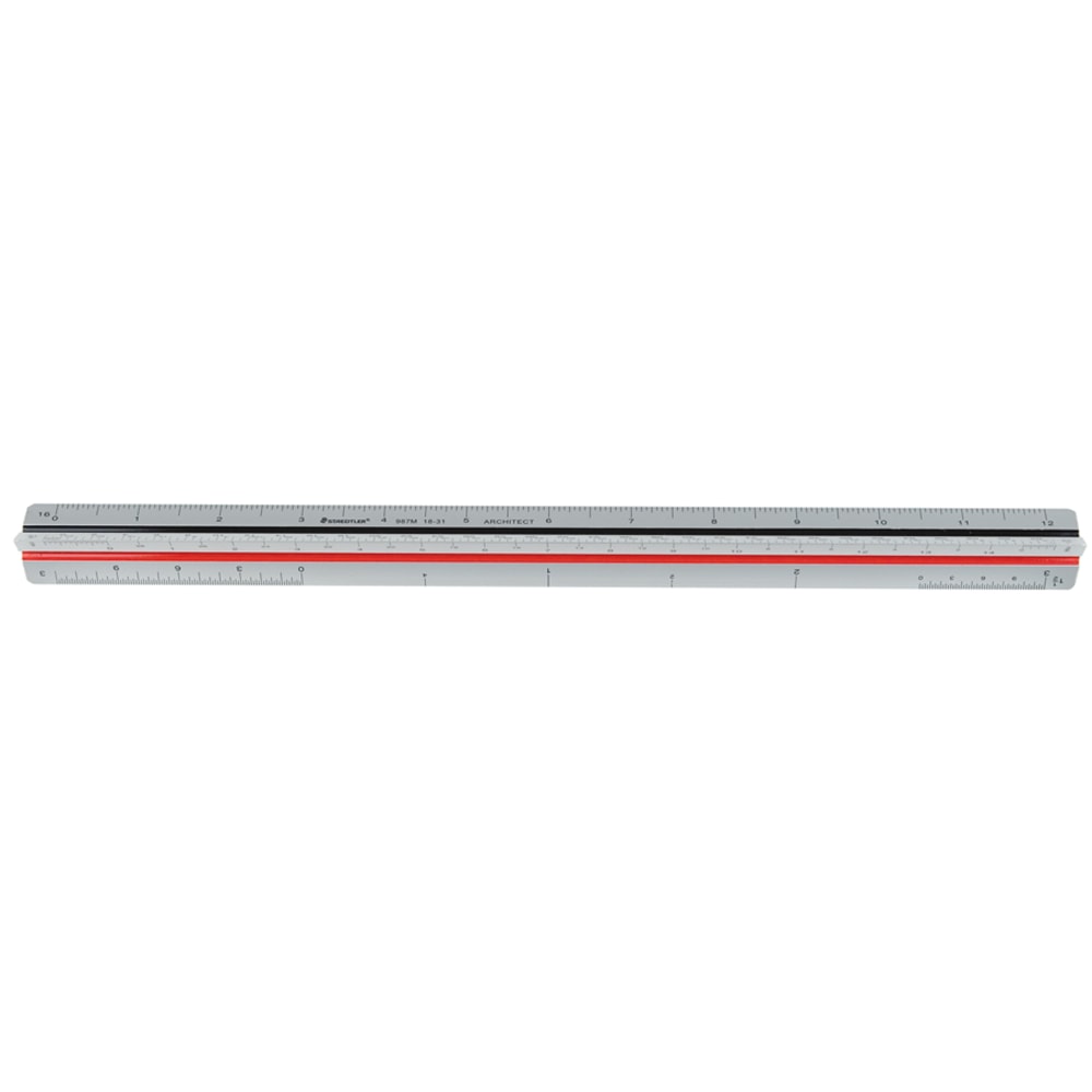 Staedtler Professional Architects 12in Triangular Scale MPN:987M1831BK