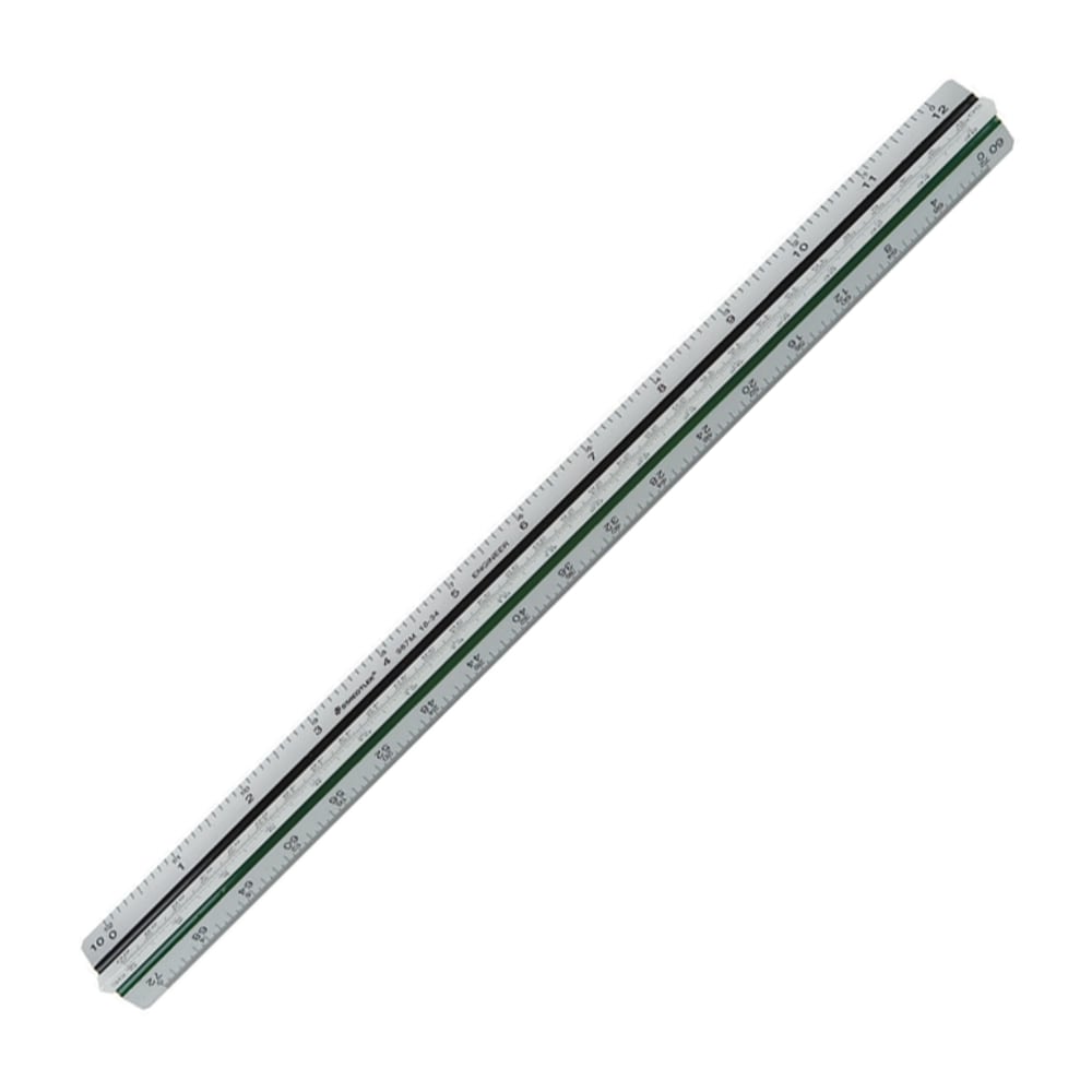 Staedtler Professional Engineers 12in Triangular Scale MPN:987M1834BK
