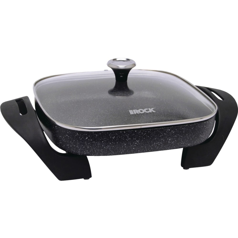 THE ROCK by Starfrit Aluminum Nonstick Electric Skillet, 12-In., Black MPN:024400-002-0000