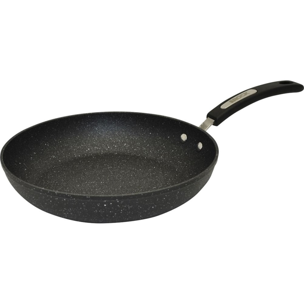 Starfrit The Rock 11in Fry Pan with Bakelite Handle - 11in Diameter Frying Pan - Forged Aluminum Base, Cast Stainless Steel Handle - 0309360060000 MPN:030936-006-0000