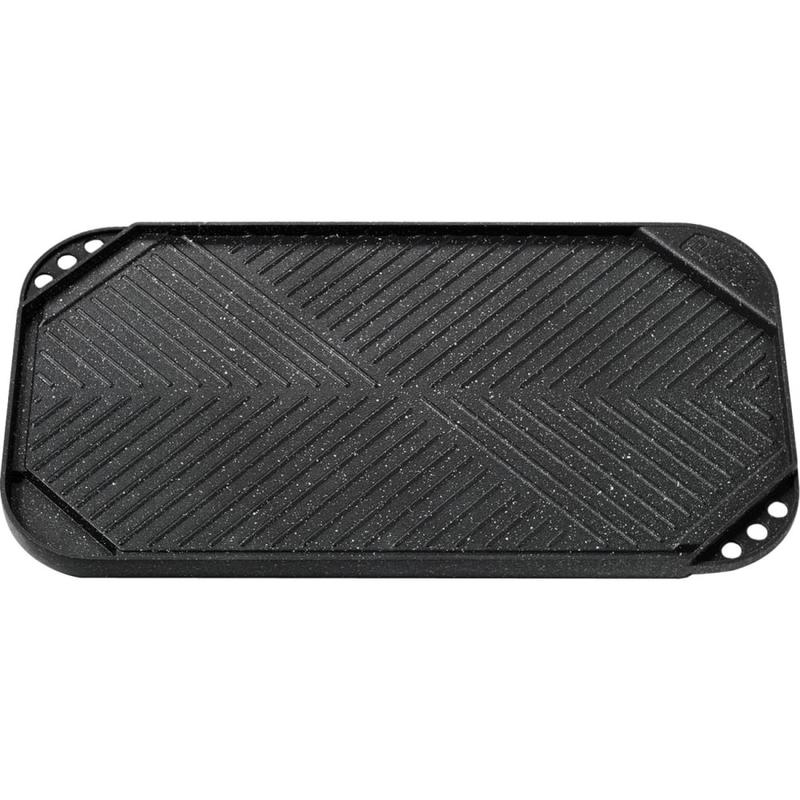 THE ROCK By Starfrit Cast Aluminum Nonstick Reversible Grill/Griddle, 10-5/8in x 19-1/2in, Black MPN:034614-004-0000