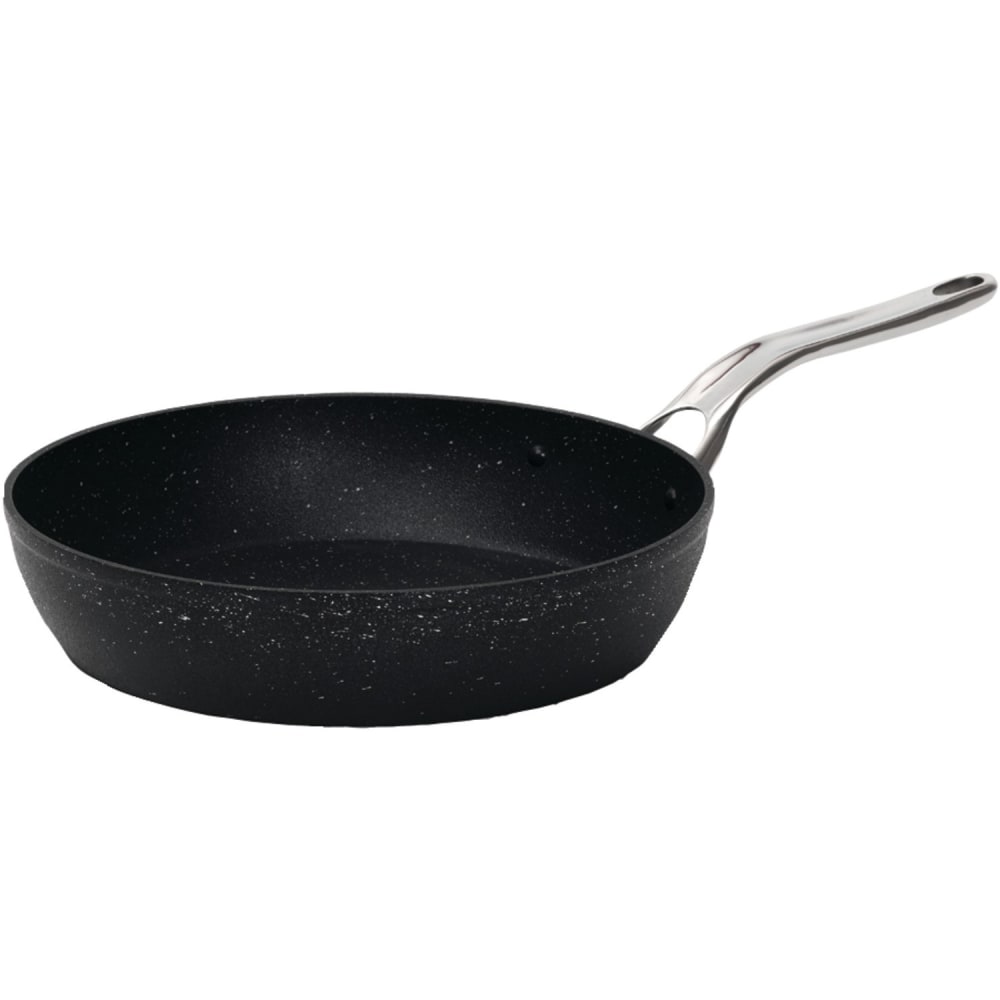 THE ROCK By Starfrit Aluminum Nonstick Fry Pan With Stainless Steel Handle, 10in, Black MPN:060312-006-0000