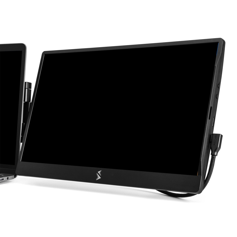 SideTrak Swivel Series 14in Full HD LCD Monitor, Portable, Magnetic Mount, Patented 360 deg. Swivel MPN:STTL14BL