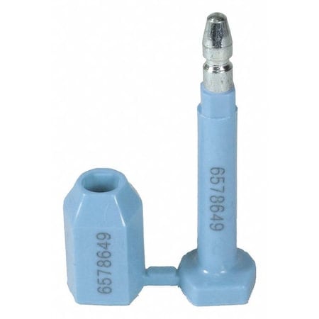 Standard Bolt Seal, 8mm, Light Blue, PK10 MPN:MS-B7LB-10