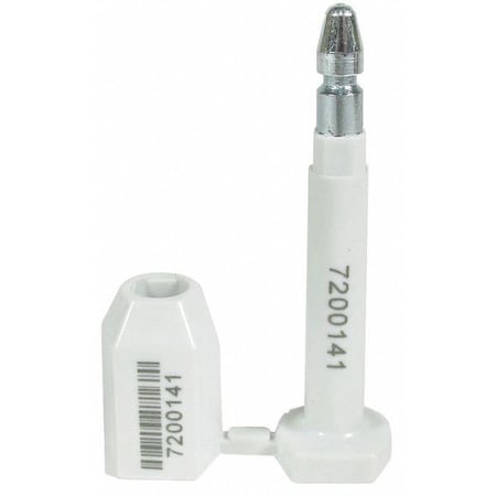 Standard Bolt Seal, 8mm, White, PK10 MPN:MS-B7W-10