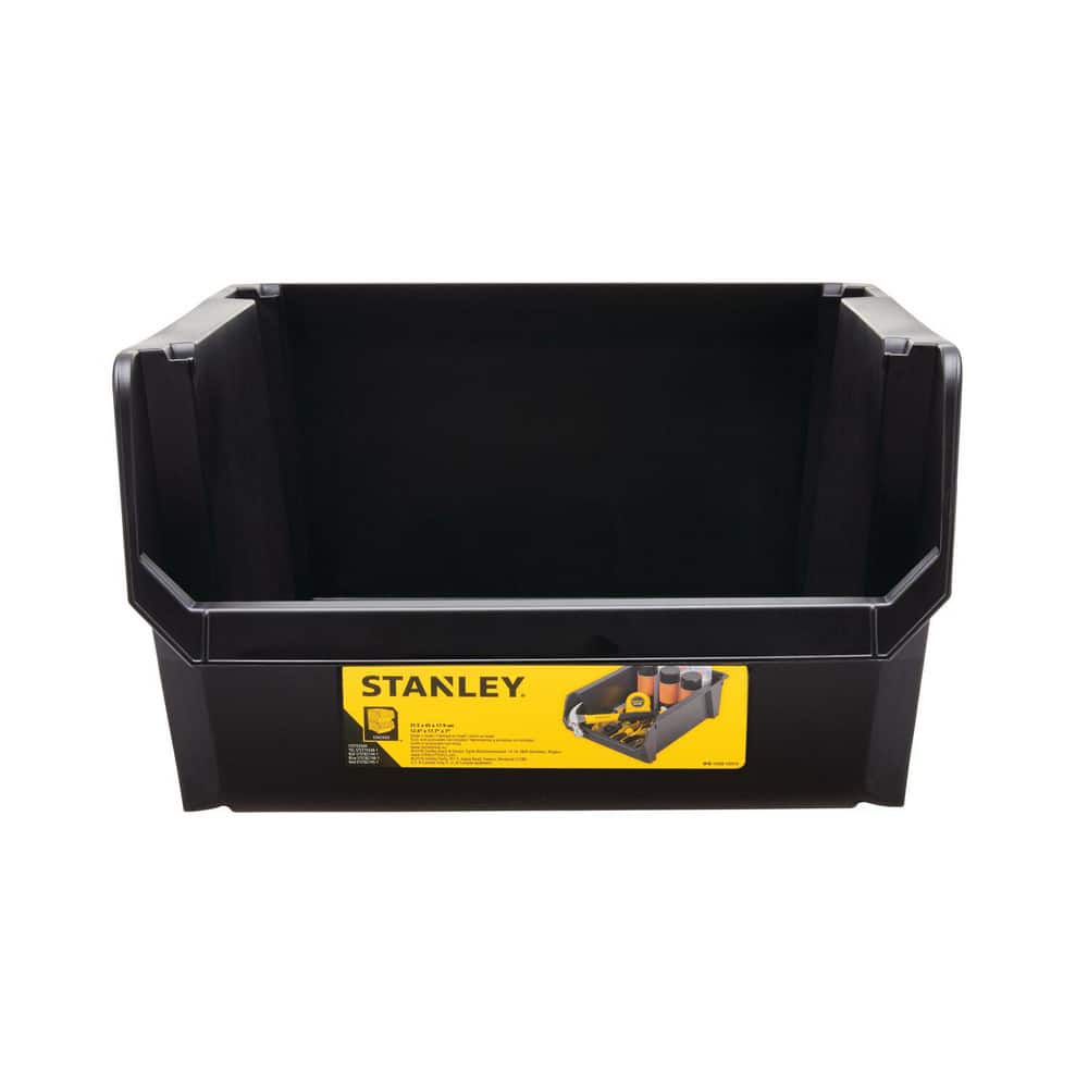 Bins, Bin Style: Stack & Nest , Shape: Rectangle , Material Family: Plastic , Overall Width: 12 , Overall Length: 17.55  MPN:STST55500