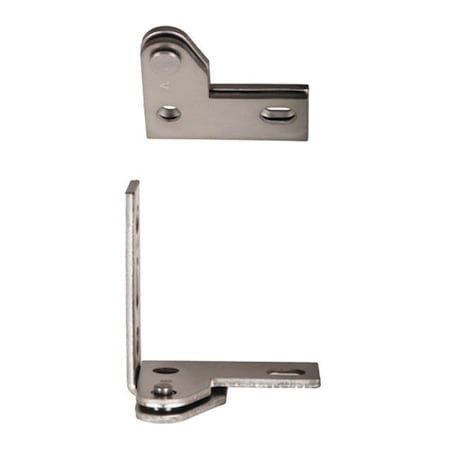 Wardrobe Pivot, Std Duty, Satin Chrome, LH MPN:341LH HVYDUTY PIVOT DOOR HINGE 26D ST