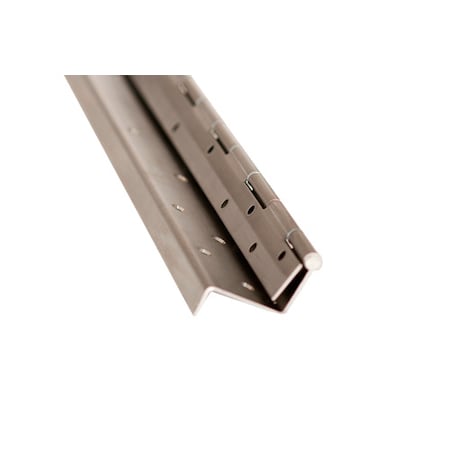 HM Continuous Hinge, Barrel, Swing Clear, Stainless Steel MPN:656 UL SC DOOR HINGE  7'  32D STS