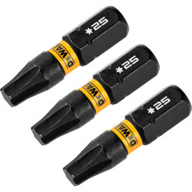 DeWalt® FlexTorq® Impact Screwdriving Bits T25 Drive 1/4