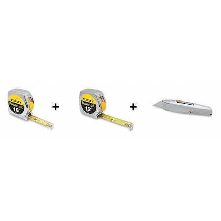 16 ft Tape Measure, 3/4 in Blade MPN:STHT82397A