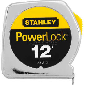 Stanley 33-212 PowerLock® Tape Rule with Metal Case 1/2