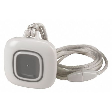 Water Resistant Pendant, Gray, 1 5/8