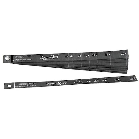 Resident Wristbands Sizing Tool, Gy, PK100 MPN:804A1501