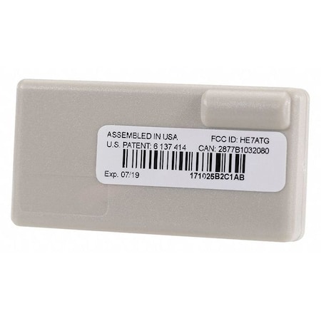 Asset Tag, White, 1 15/16