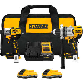 DeWalt® 20V MAX XR 2-Tool Combo Kit 4Ah XR Powerpack Batteries Hammer Drill/Impact Driver DCK2101QQ2