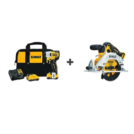 Impact Driver, Pistol Grip, 12VDC MPN:DCF801F2/DCS512B