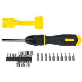 Stanley 62-574 21 Piece Multi-Bit Ratcheting Screwdriver Set 62-574