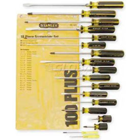 Stanley 66-520-A 100 Plus® 18 Piece Combination Screwdriver Set 66-520-A