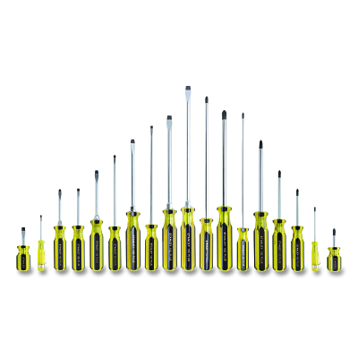 18 Piece 100 Plus Combination Screwdriver Set MPN:66-520-A