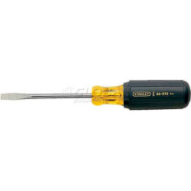 Stanley 66-090 Vinyl Grip Standard Slotted Tip Screwdriver 1/4