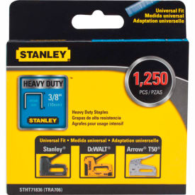 Stanley® STHT71836 Heavy-Duty Narrow Crown Staples 3/8