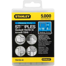 Stanley TRA705-5C Heavy-Duty Narrow Crown Staples 5/16