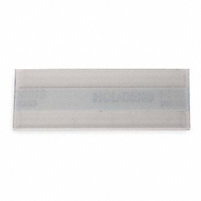 Label Holder Clear Plastic Slide-In MPN:ALH13