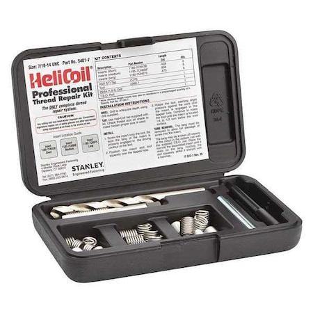 Free-Running Helical Insert Repair Kit, Helical Inserts, 7/16