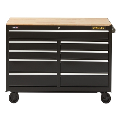 Stanley 300S 52IN 9DRW Mobile Workbench Black MPN:STST25291BK