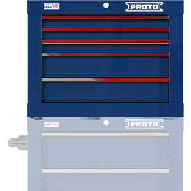 Proto® Single Bank Short Top Chest W/ 5 Drawers 27