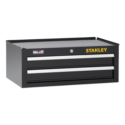 26IN 2 Drawer Middle Chest - Black MPN:STST22625BK