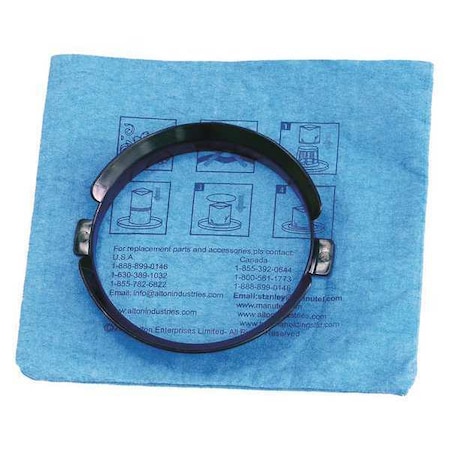 Blue Cloth Reusable Filter, w/Clamp Ring MPN:20-1100