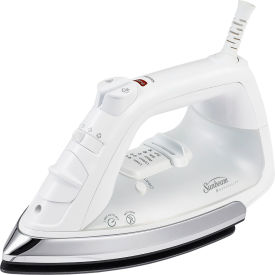 Sunbeam® Greensense™ Mid-Size Steam Iron with 3-Way Auto Off White w/Chrome Skirt 3017200000 - Pkg Qty 4