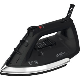 Sunbeam® Greensense™ Mid-Size Steam Iron with 3-Way Auto Off Black/Silver 3018200000 - Pkg Qty 4