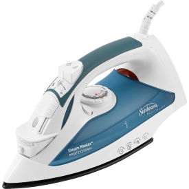 Sunbeam® Greensense™ Full-Size Steam Master Iron with 3-Way Auto Off White/Blue 4273200000 - Pkg Qty 4