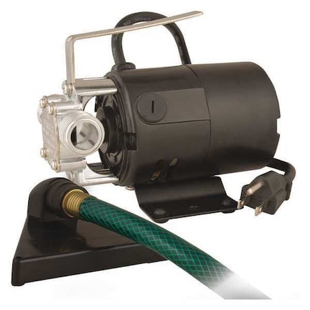 Transfer Pump, Small Space Transfer, 115V, 330 gph Max. Flow Rate, Cast Aluminum MPN:HPP360
