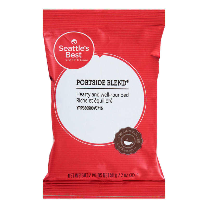 Seattles Best Coffee Ground Coffee, Level 3, Medium Roast, Portside Blend, 2 Oz Per Bag, Box Of 18 Packets MPN:11008558