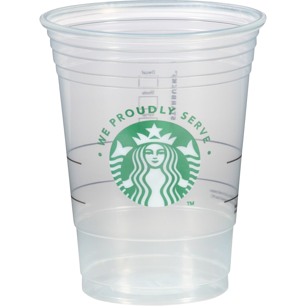 Starbucks Branded Cups - 1000 / Carton - Clear, Green - Polypropylene MPN:SBK1237520