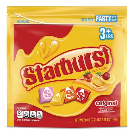 Original Fruit Chews, Cherry; Lemon; Orange; Strawberry, 50 oz Bag MPN:28086