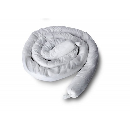 Sorbent Sock, 27 11/16 gal, 3 in x 8 ft, Oil, White, 20 PK MPN:20ECWS8