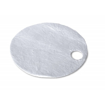 Sorbent Pad, 9.9 gal, 22 in Dia., Oil, White, Renewable Natural Fibers MPN:25ECWDRUM
