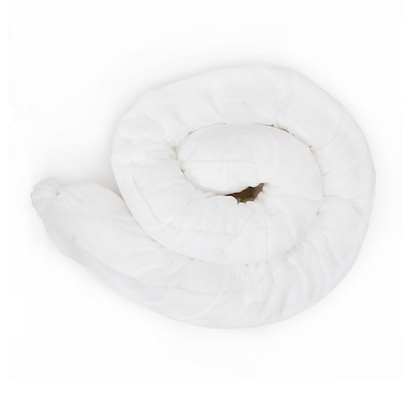Sorbent Sock, 20 13/16 gal, 3 in x 48 in, Oil, White, 40 PK MPN:40ECWS4